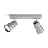 Aplique LED Philips Foco Plateado Aluminio Metal 5,5 W GU10